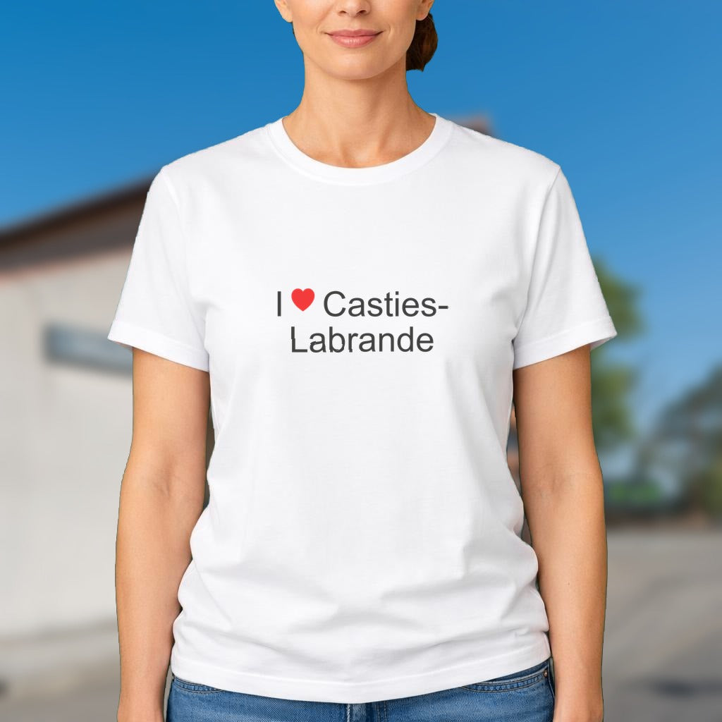 T-shirt I love casties-labrande