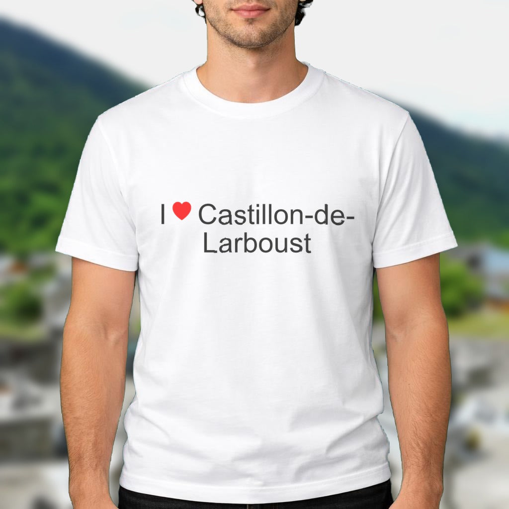 T-shirt I love castillon-de-larboust