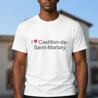 T-shirt I love castillon-de-saint-martory