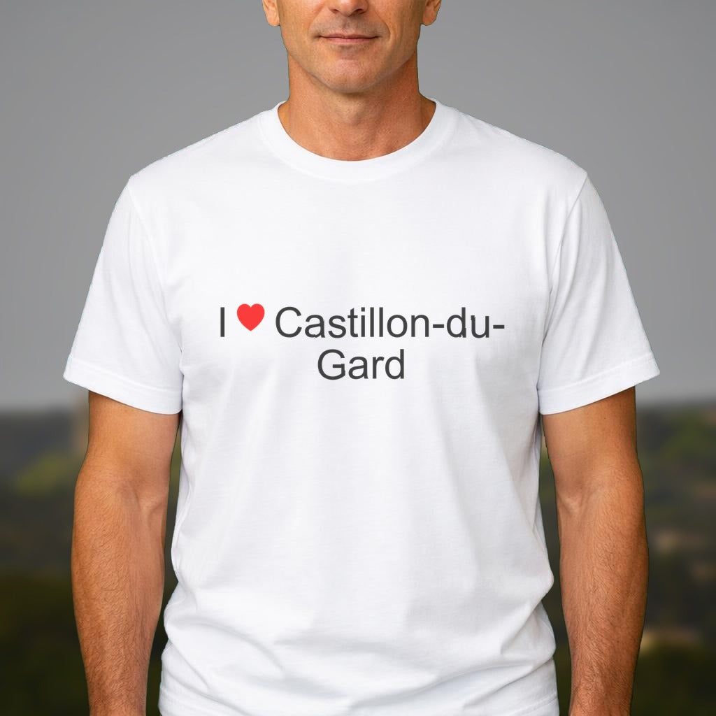 T-shirt I love castillon-du-gard