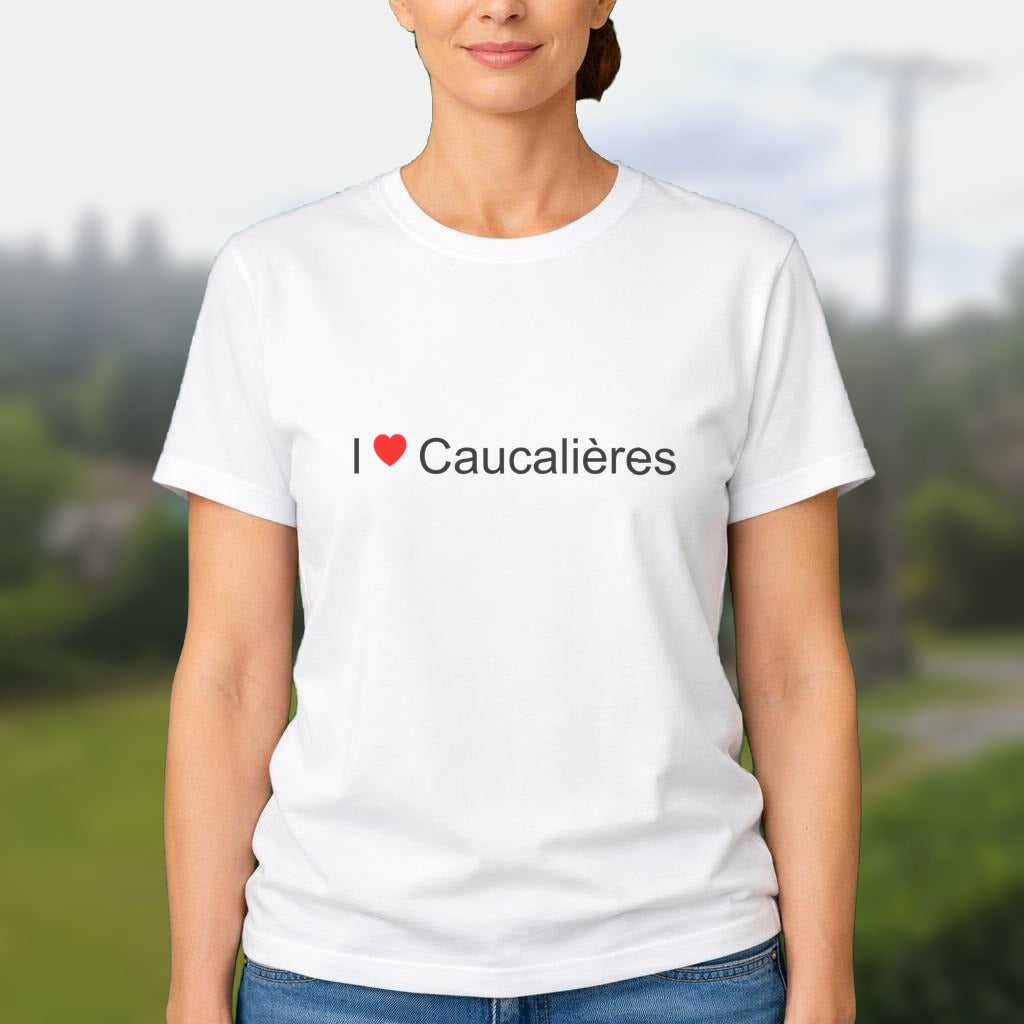 T-shirt I love caucalières