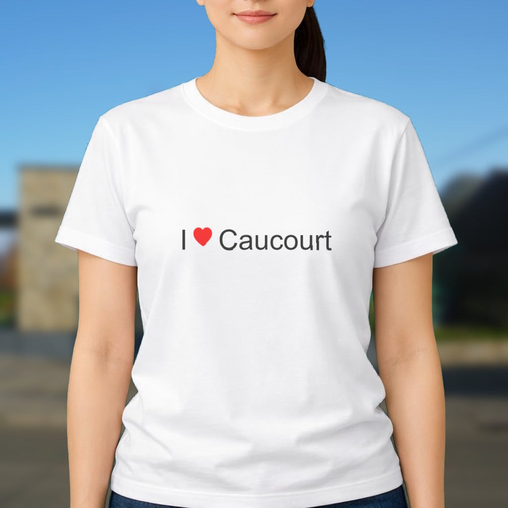 T-shirt I love caucourt