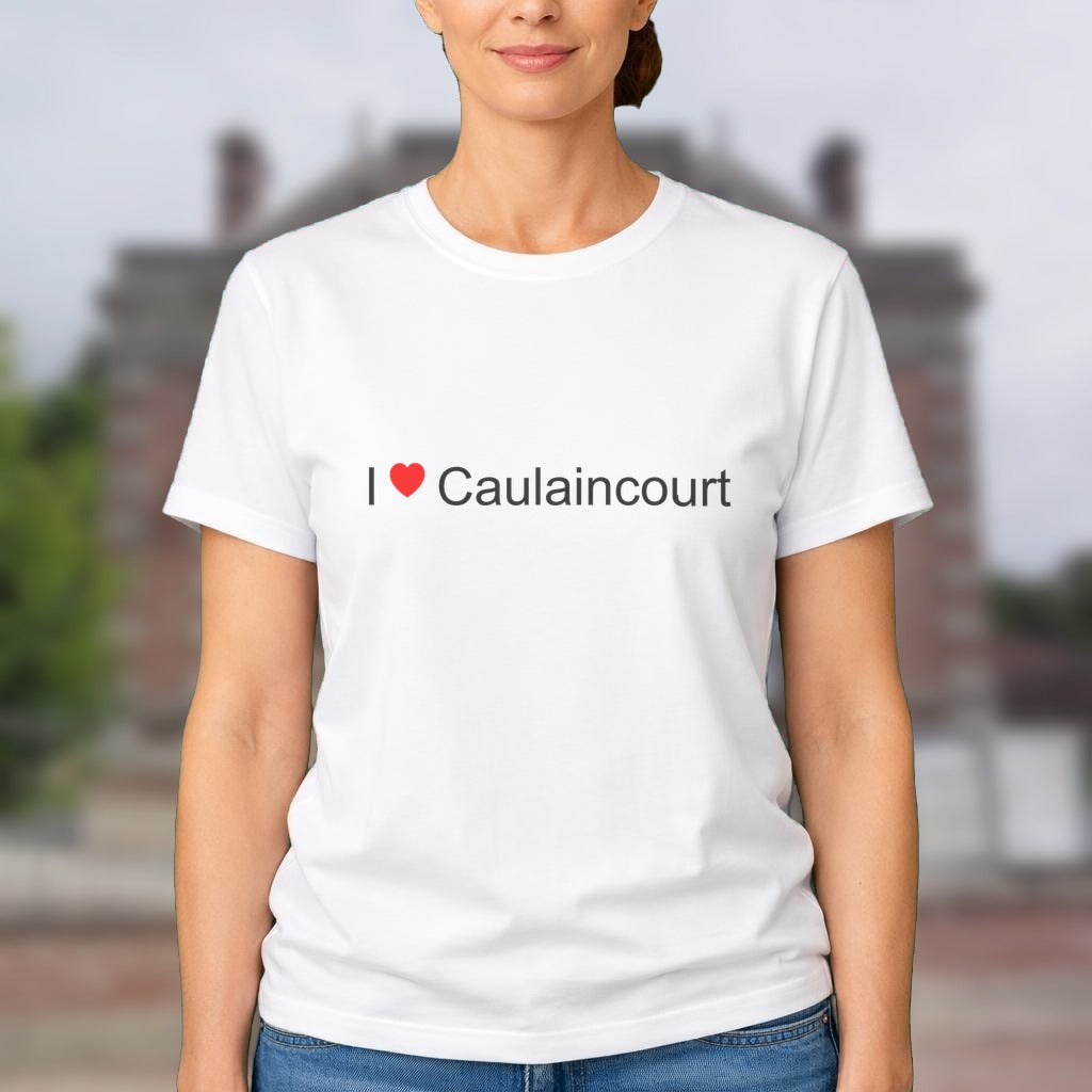 T-shirt I love caulaincourt