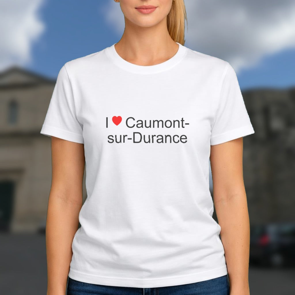 T-shirt I love caumont-sur-durance