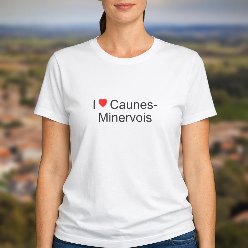 T-shirt I love caunes-minervois