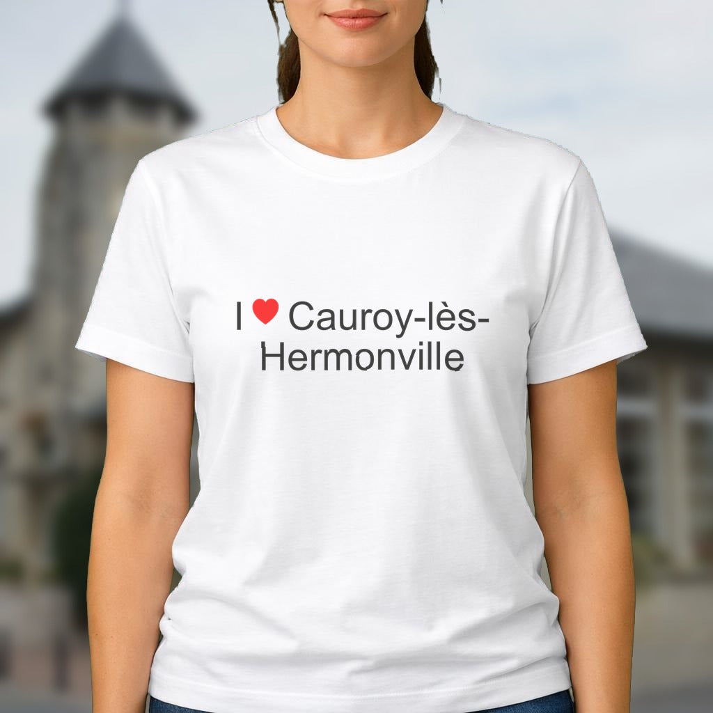 T-shirt I love cauroy-lès-hermonville