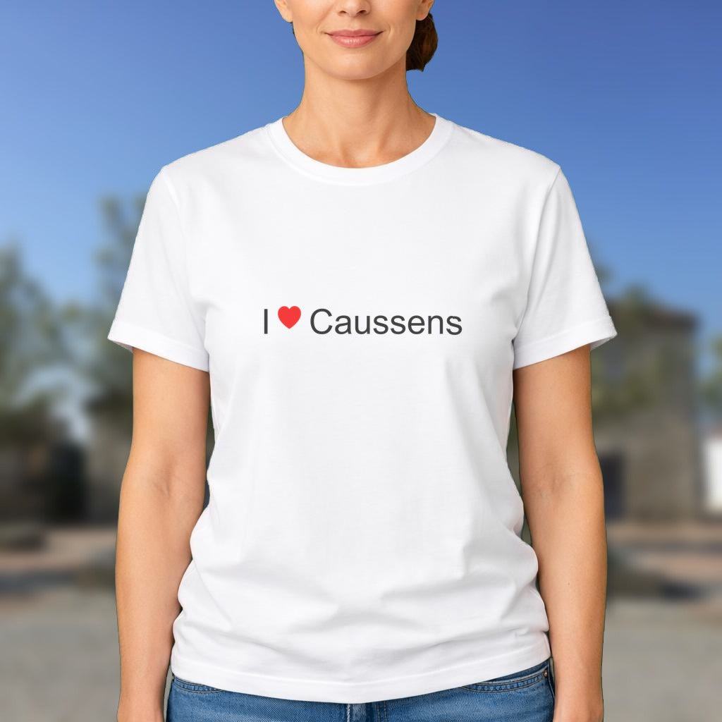 T-shirt I love caussens