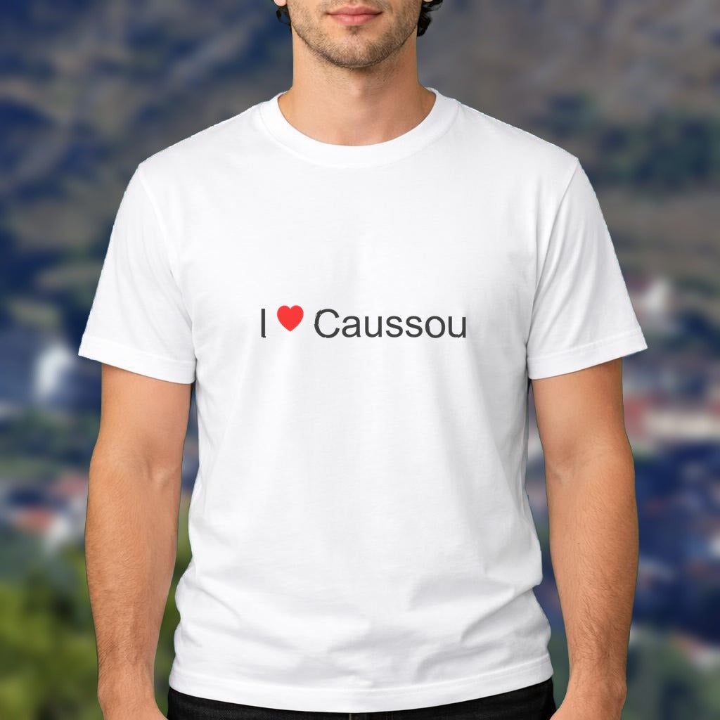 T-shirt I love caussou