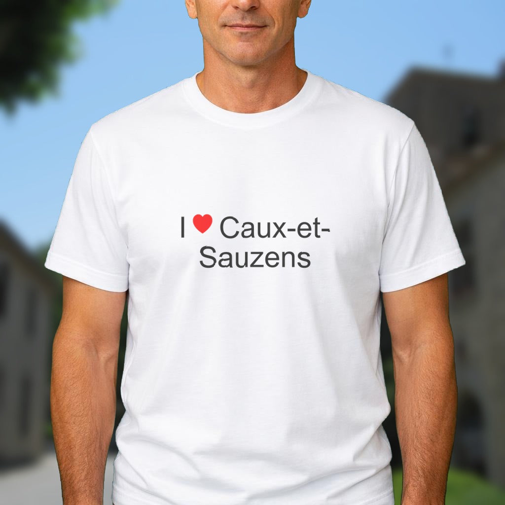 T-shirt I love caux-et-sauzens