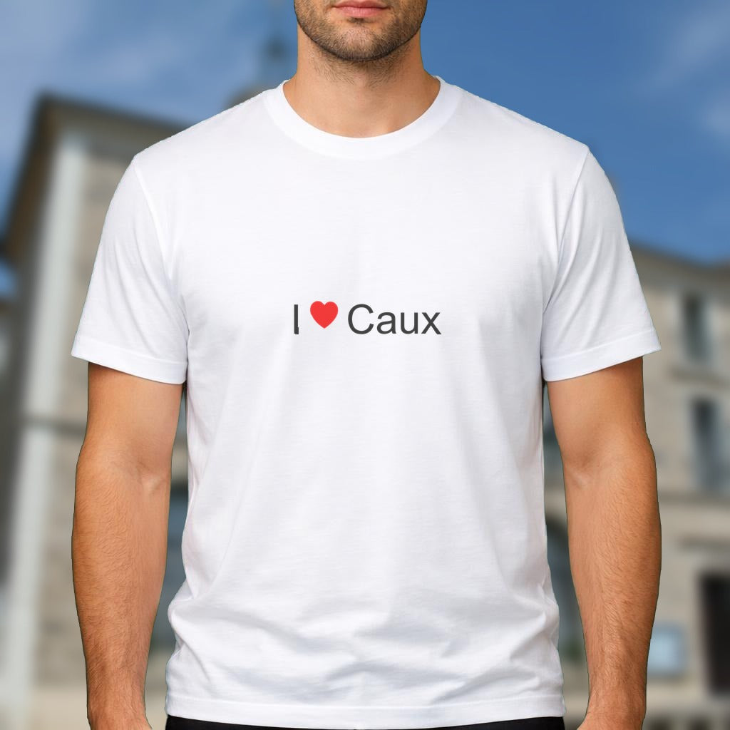 T-shirt I love caux