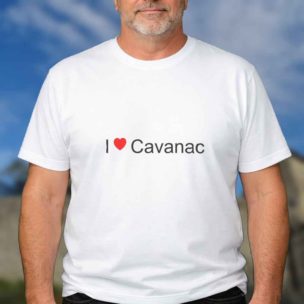 T-shirt I love cavanac