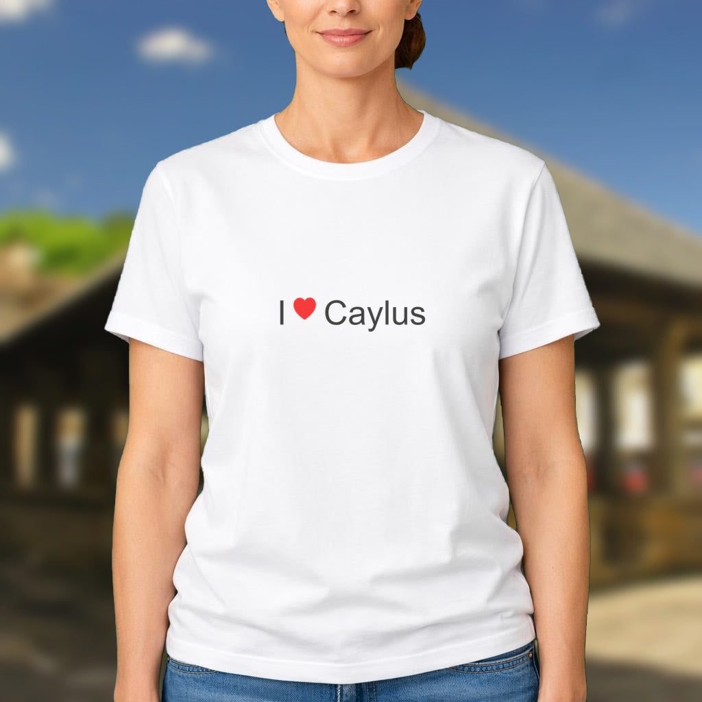 T-shirt I love caylus