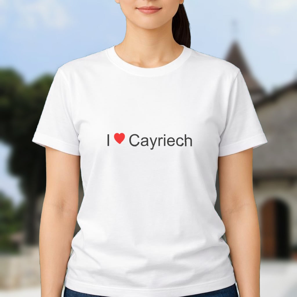 T-shirt I love cayriech
