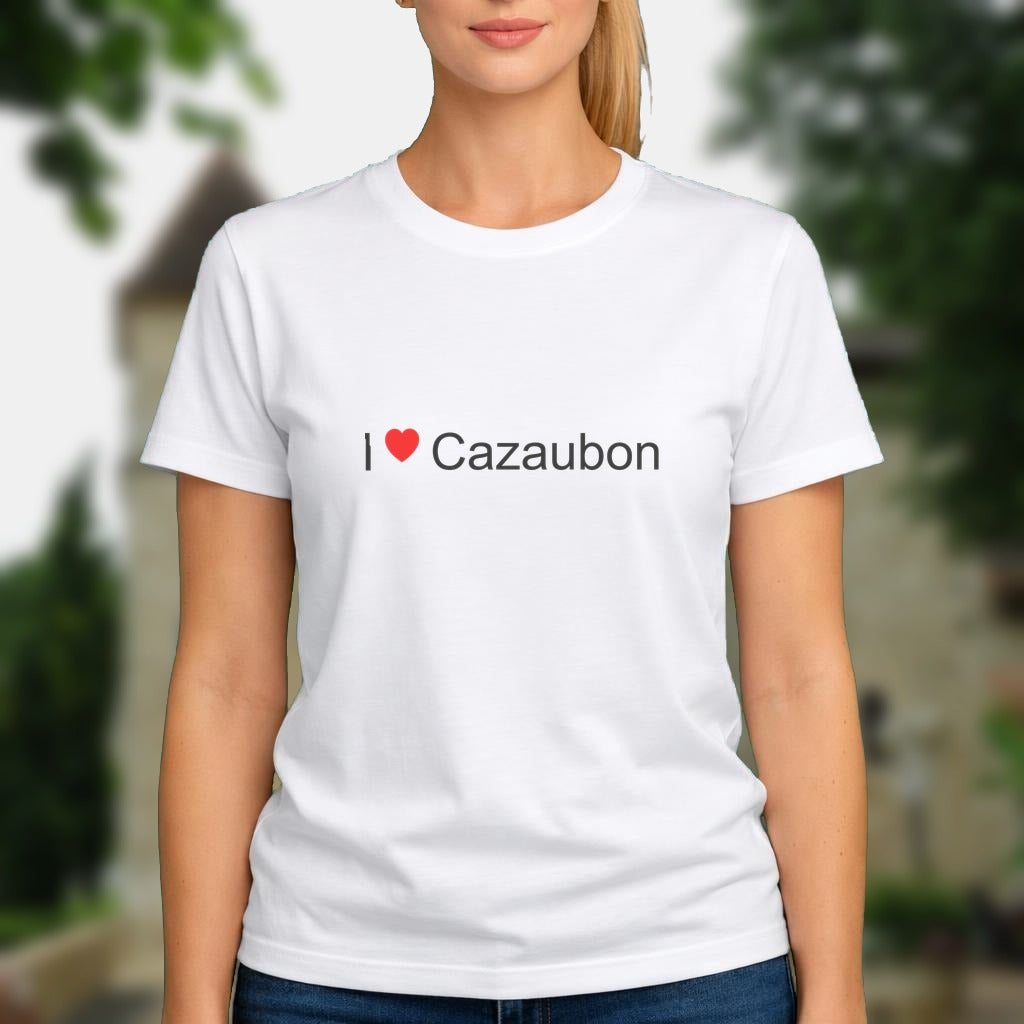 T-shirt I love cazaubon