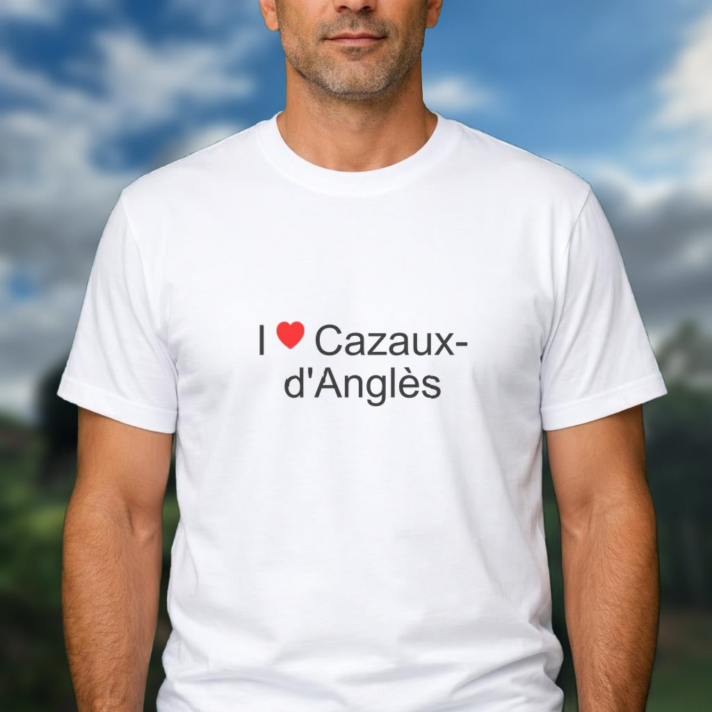 T-shirt I love cazaux-d'anglès