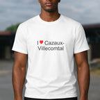 T-shirt I love cazaux-villecomtal