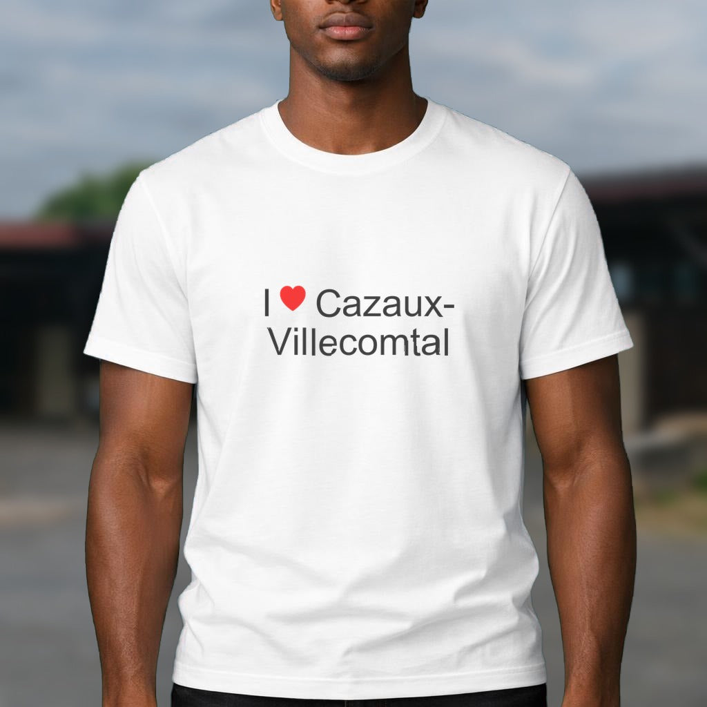 T-shirt I love cazaux-villecomtal