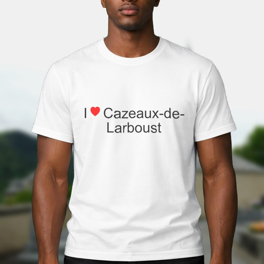 T-shirt I love cazeaux-de-larboust