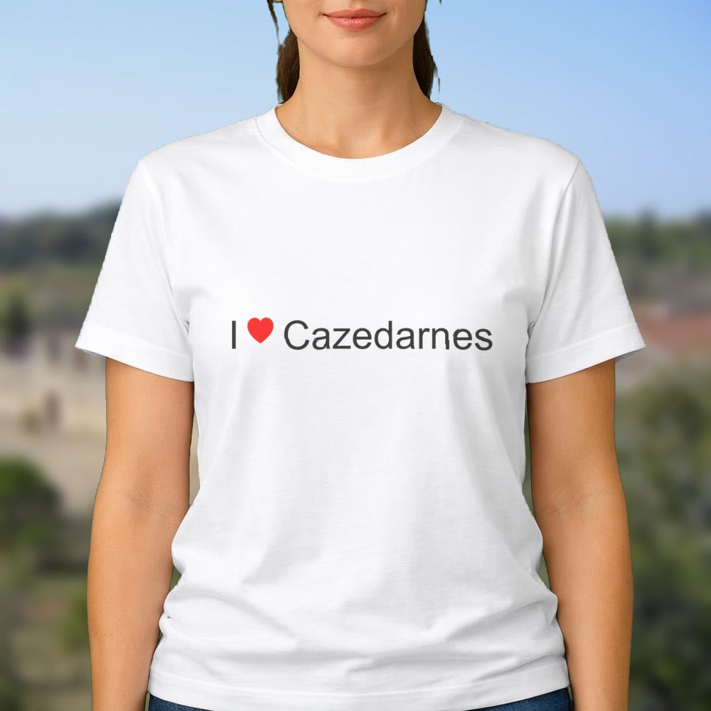 T-shirt I love cazedarnes
