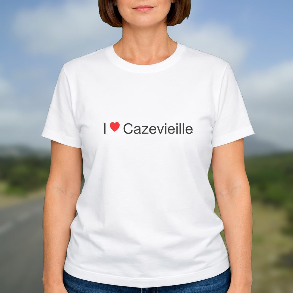 T-shirt I love cazevieille