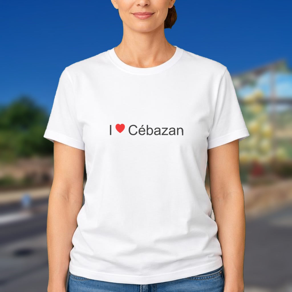 T-shirt I love cébazan