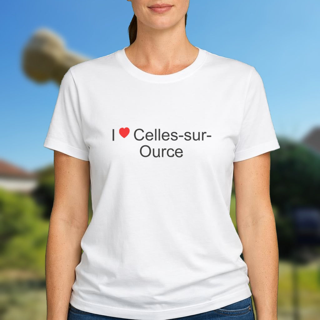 T-shirt I love celles-sur-ource