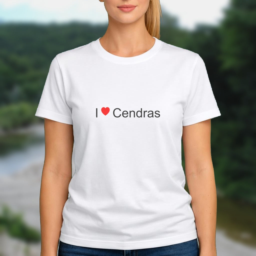 T-shirt I love cendras
