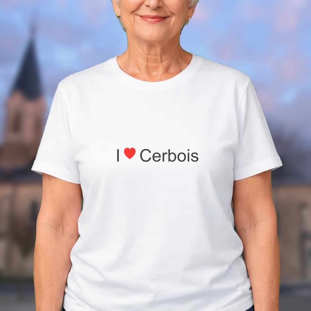 T-shirt I love cerbois