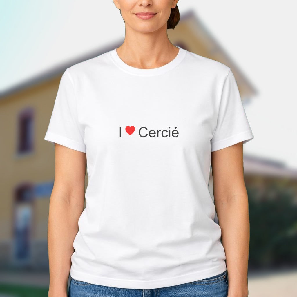 T-shirt I love cercié