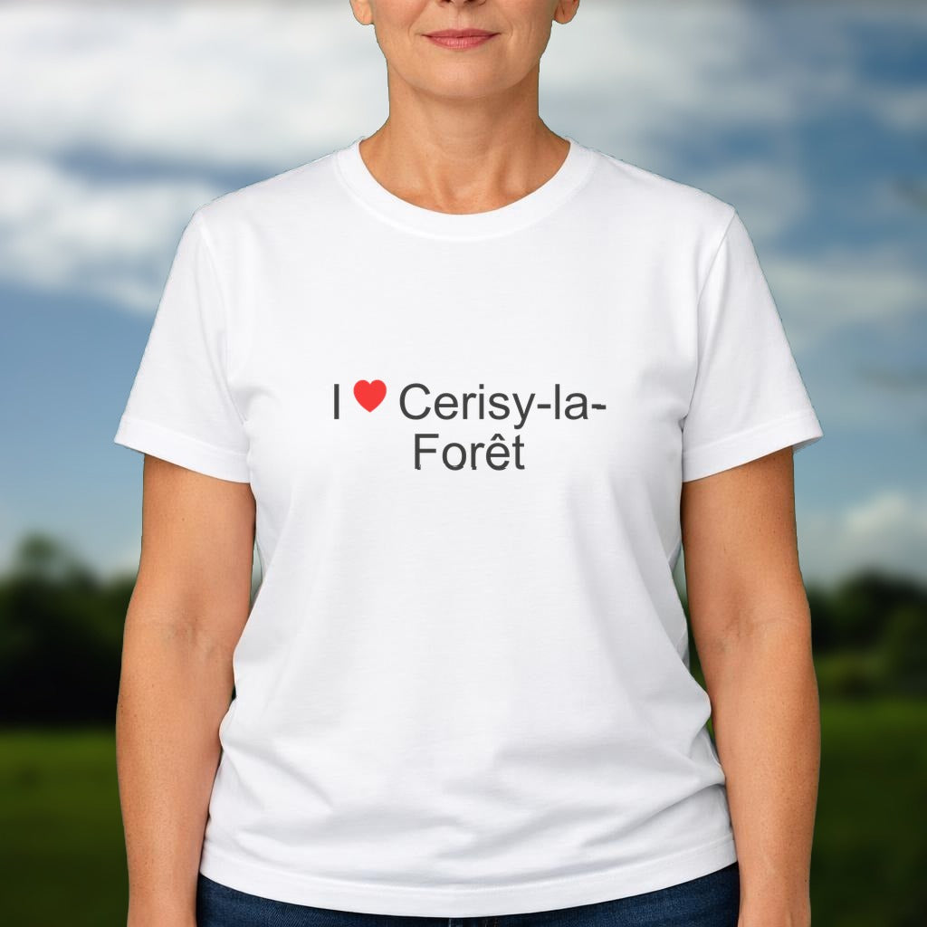T-shirt I love cerisy-la-forêt