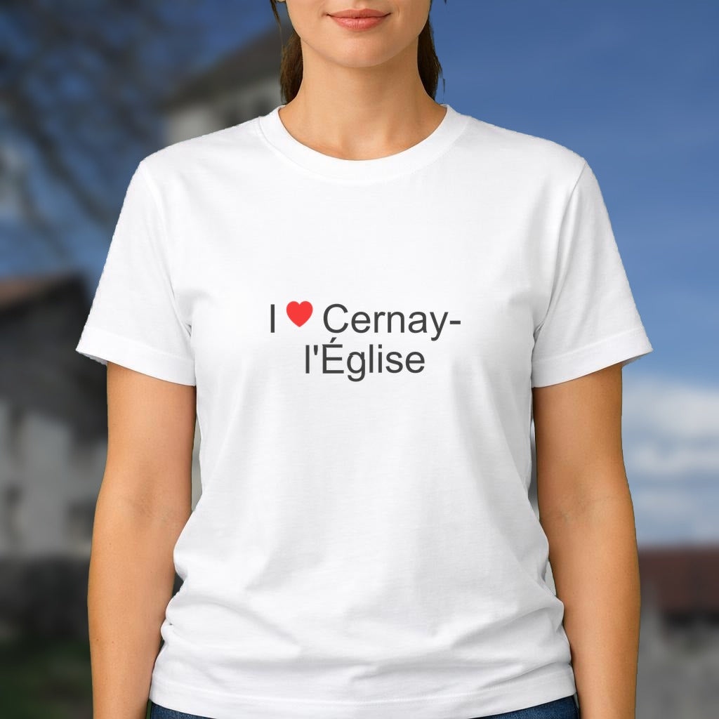 T-shirt I love cernay-l'église