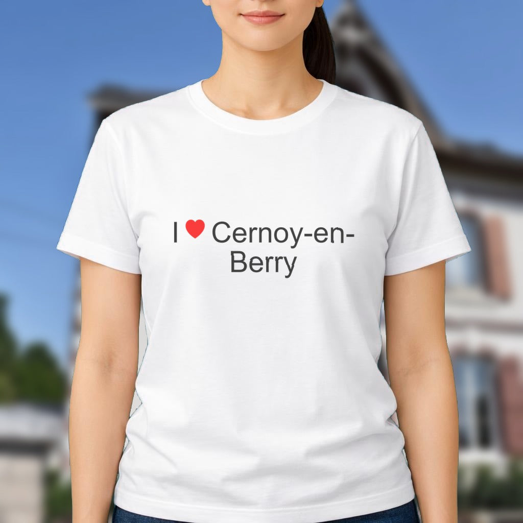 T-shirt I love cernoy-en-berry