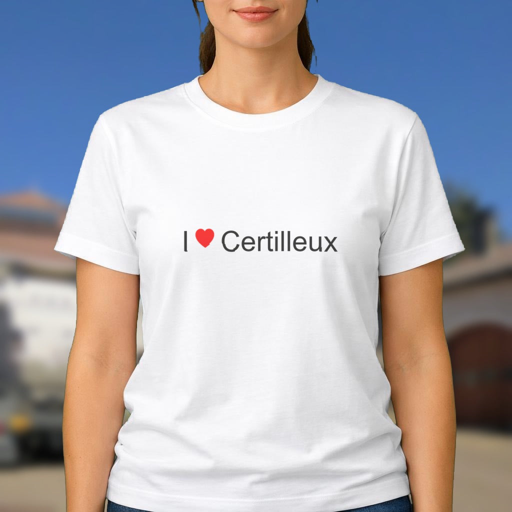 T-shirt I love certilleux