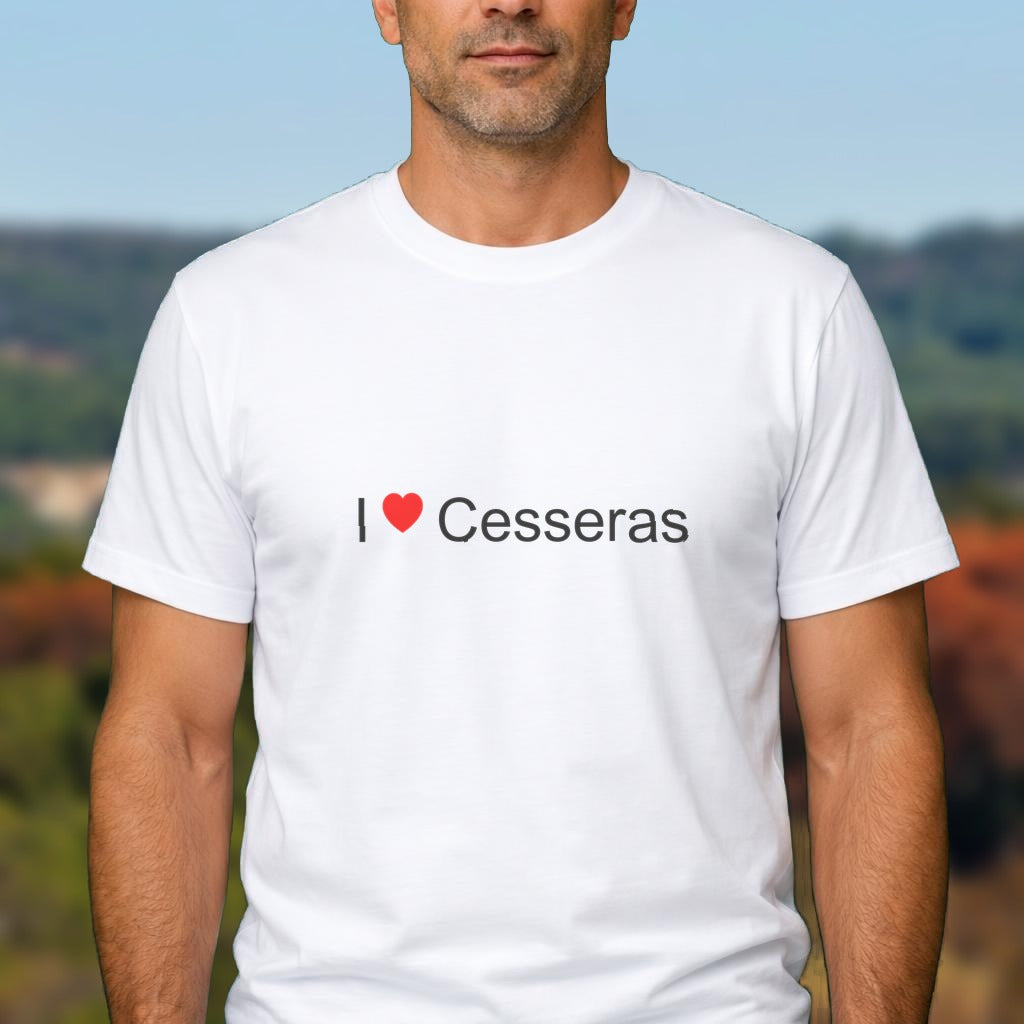 T-shirt I love cesseras
