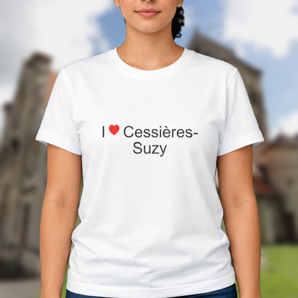 T-shirt I love cessières-suzy