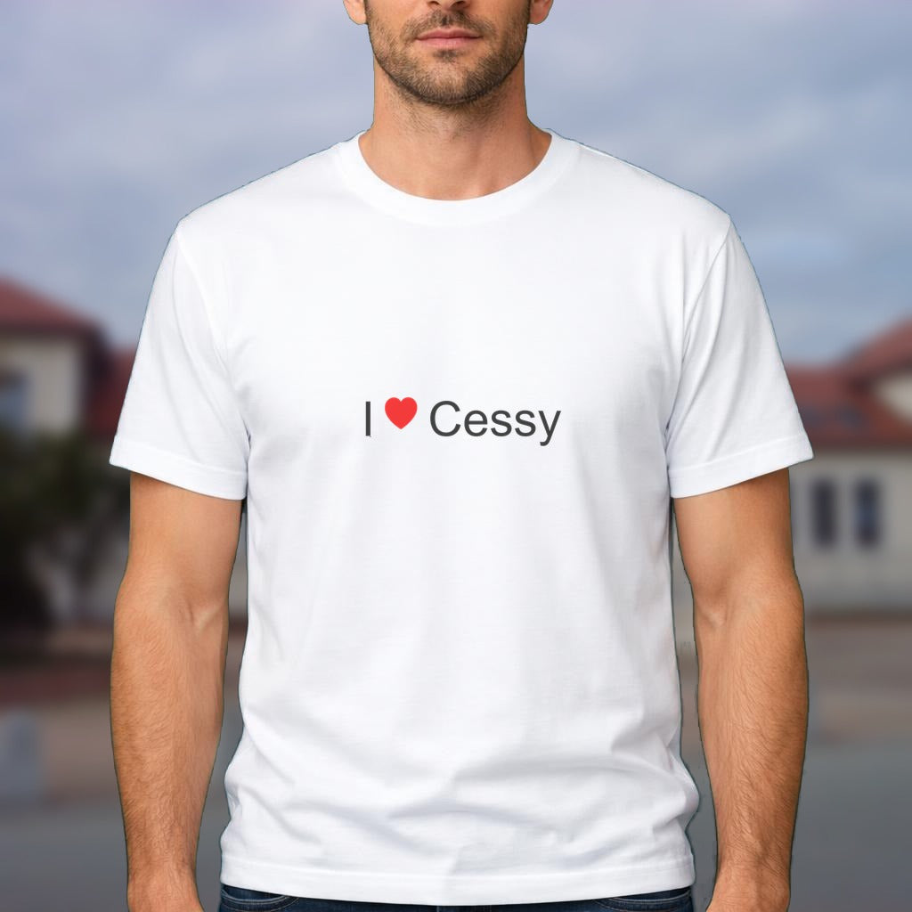 T-shirt I love cessy