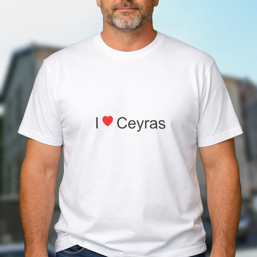 T-shirt I love ceyras