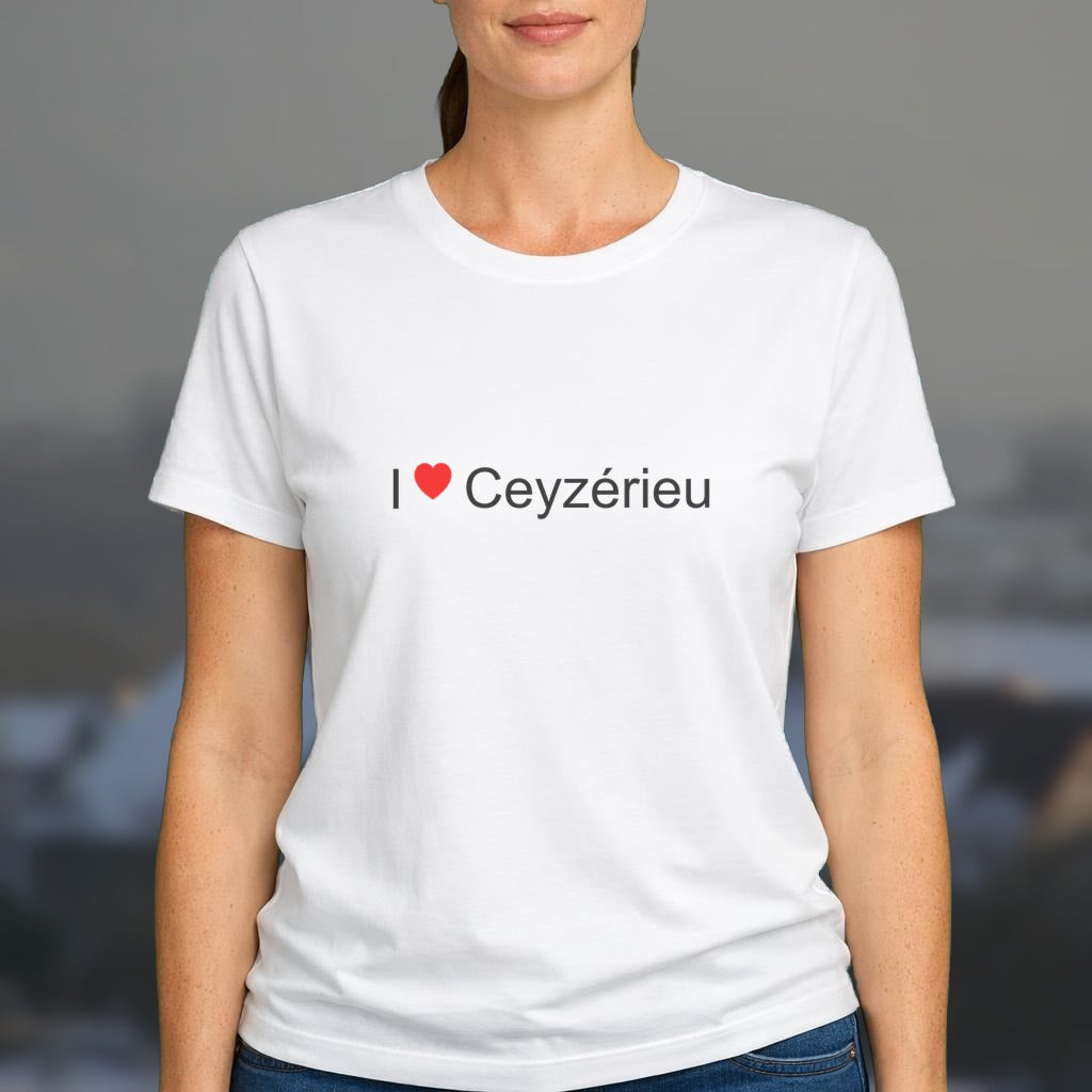 T-shirt I love ceyzérieu
