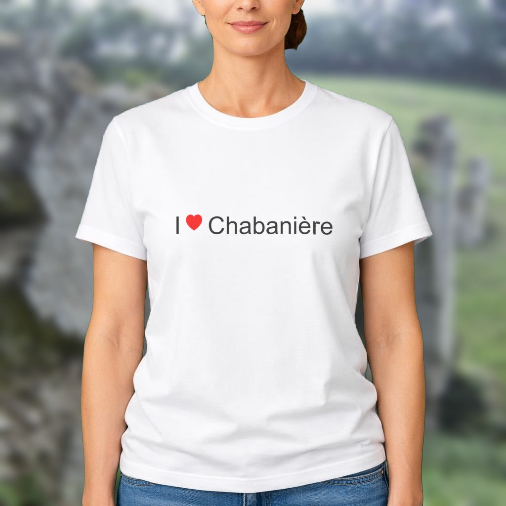 T-shirt I love chabanière