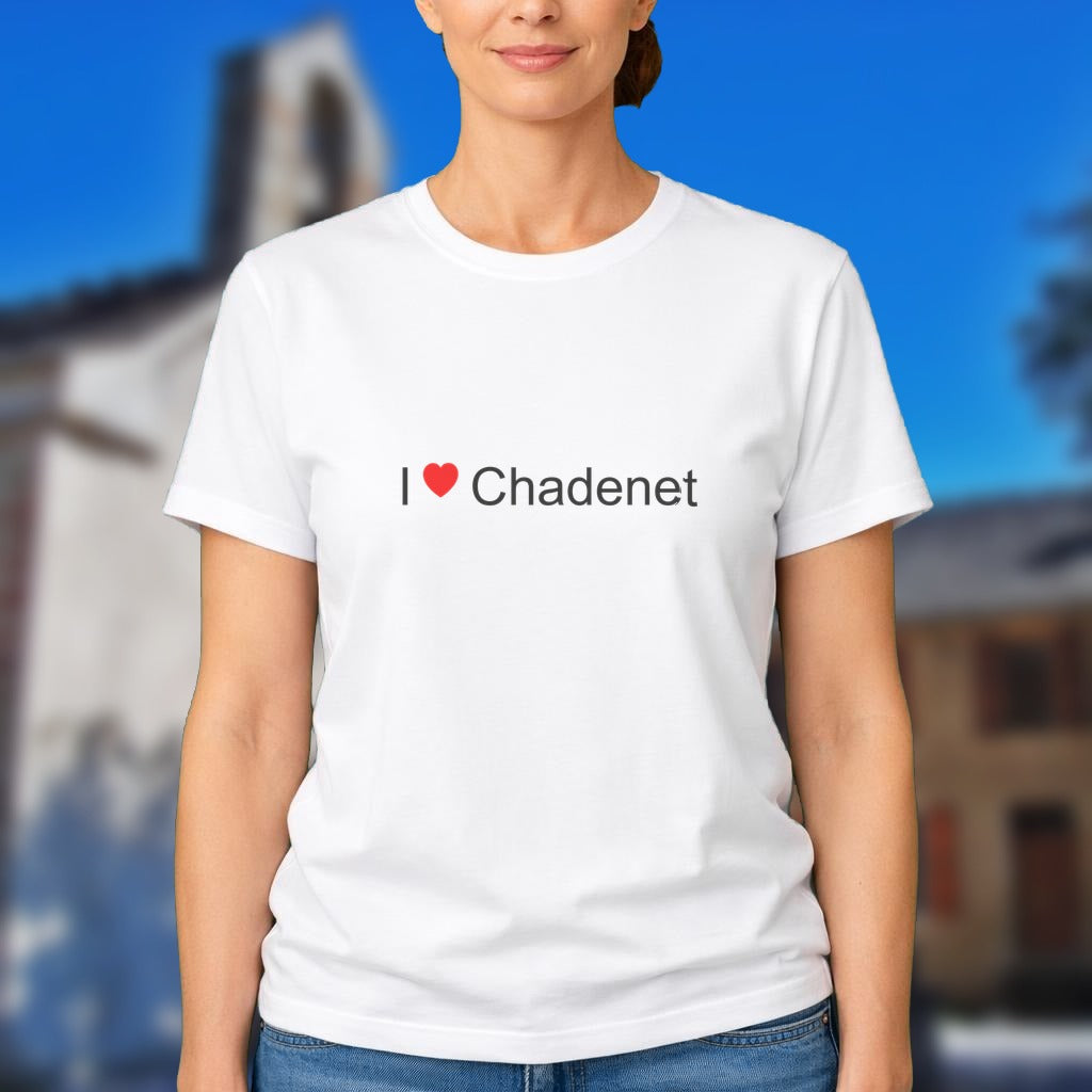 T-shirt I love chadenet