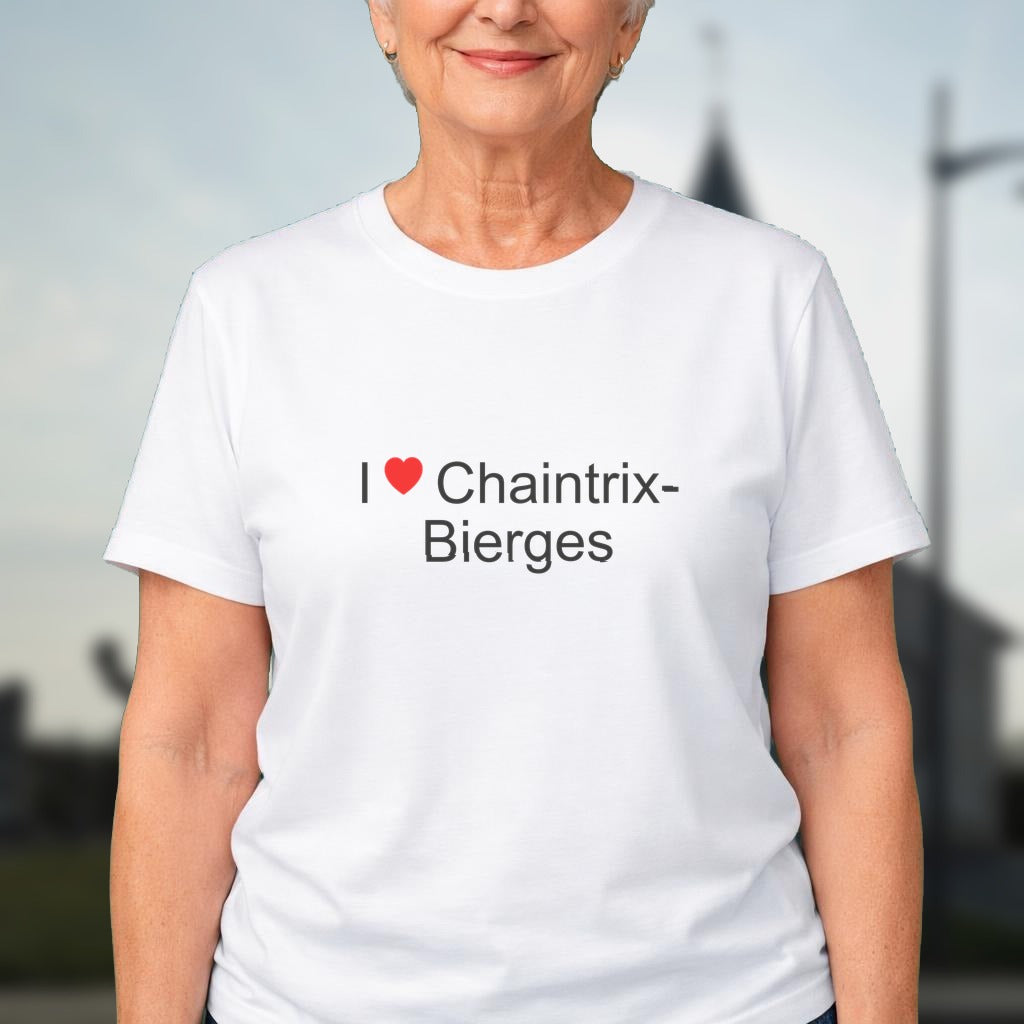 T-shirt I love chaintrix-bierges