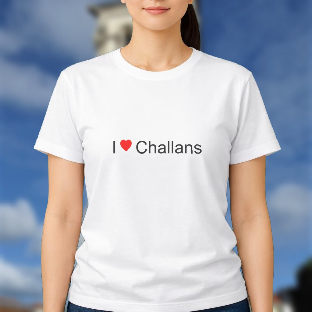 T-shirt I love challans