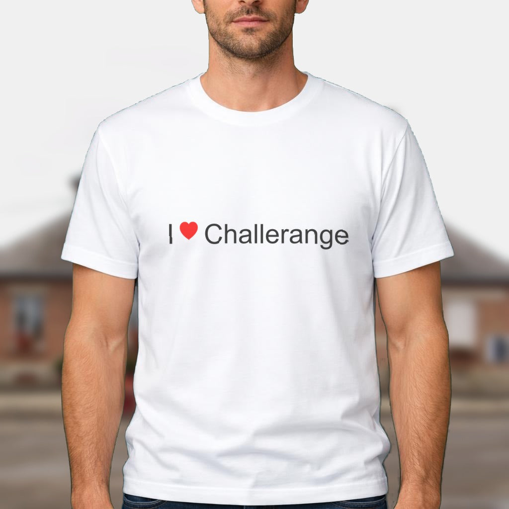 T-shirt I love challerange
