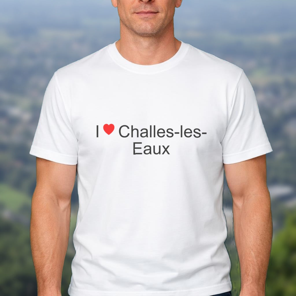 T-shirt I love challes-les-eaux