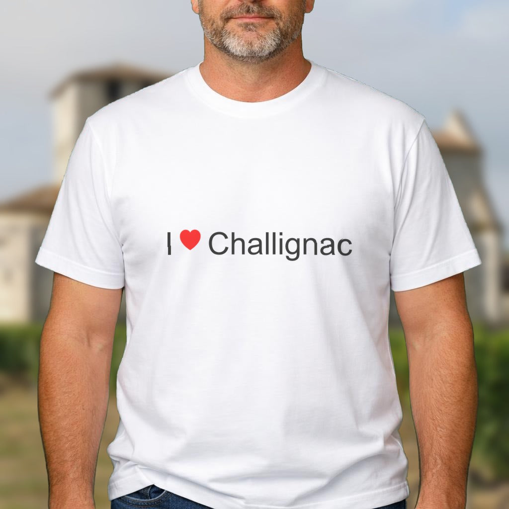 T-shirt I love challignac