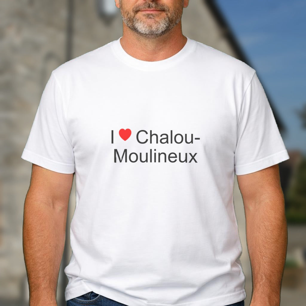 T-shirt I love chalou-moulineux