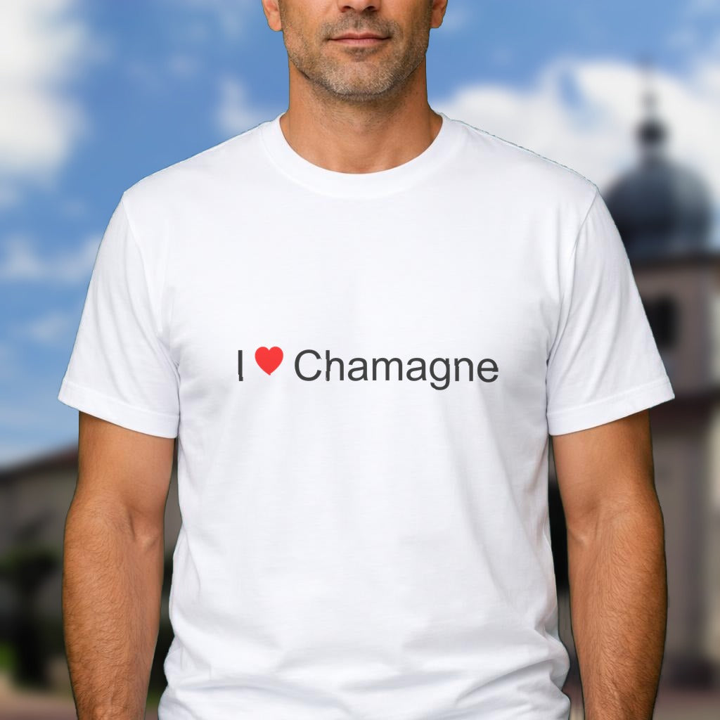 T-shirt I love chamagne