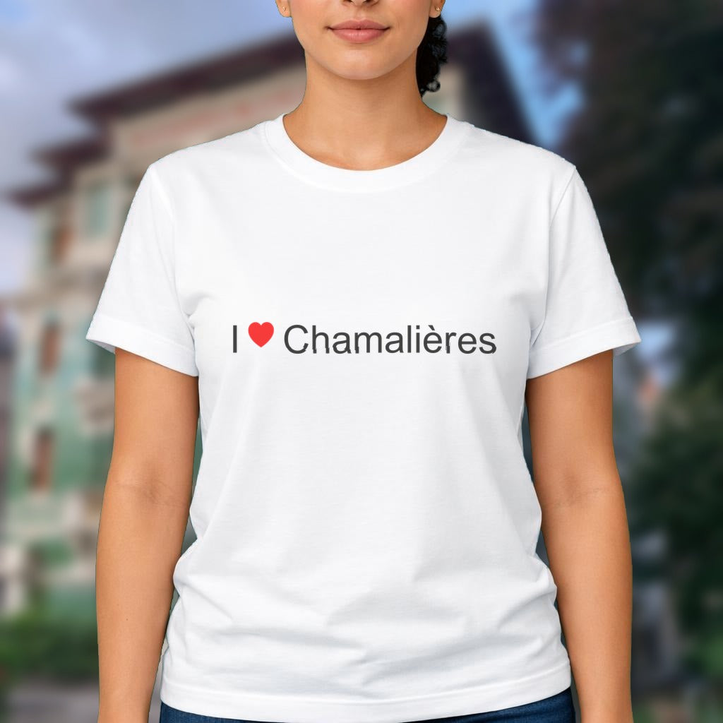 T-shirt I love chamalières