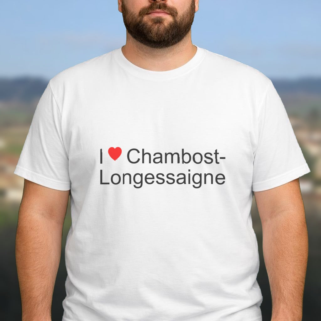 T-shirt I love chambost-longessaigne
