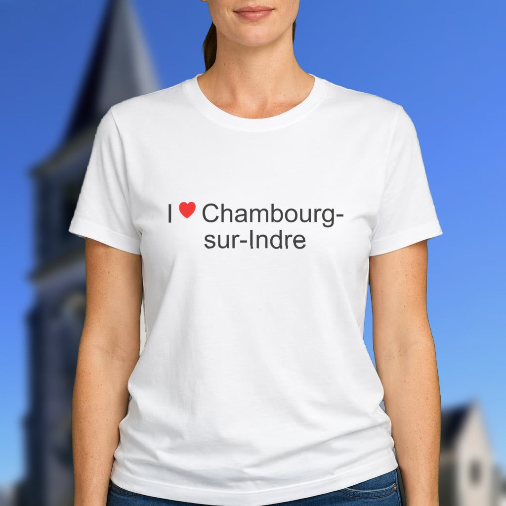 T-shirt I love chambourg-sur-indre
